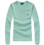 polo-ralph lauren pulls femmes 2019U nouveau v col manche longue bonbons bleu